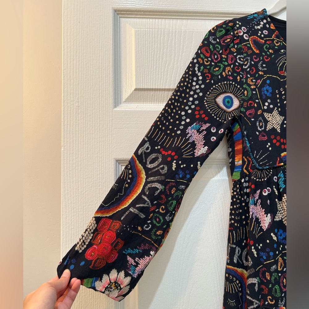 FARM Rio Colorful Patterned Mini Dress - Picture 5 of 8